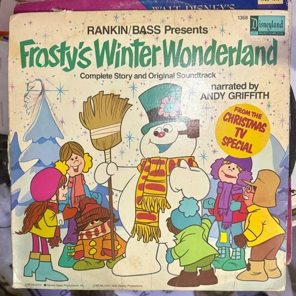 Four vintage Disney LP’s